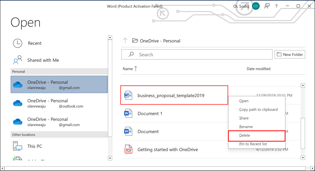 cách xóa-a-microsoft-word-document-or-file-12-nén - Help Desk Geek Cách xóa tài liệu hoặc tệp Microsoft Word hình 12