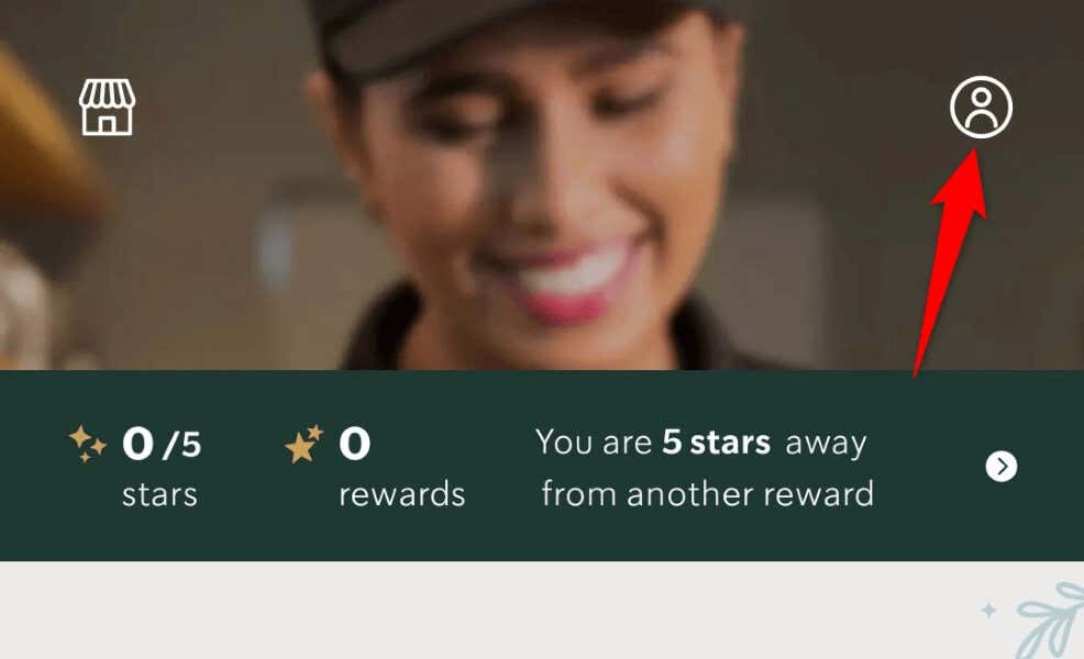 starbucks-app-not-working-9-ways-to-fix-it-9-nén - Mẹo kỹ thuật trực tuyến Đăng xuất và quay lại tài khoản của bạn trong hình ảnh Starbucks