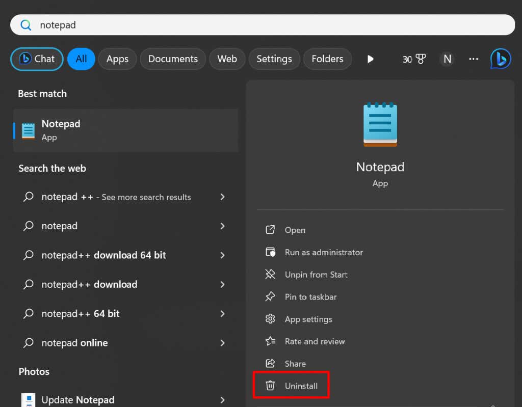 notepad-crashing-in-windows-11-try-se-9-fixes-15-nén - Help Desk Geek Sửa lỗi Notepad bị treo trong Windows 11 Hình 14