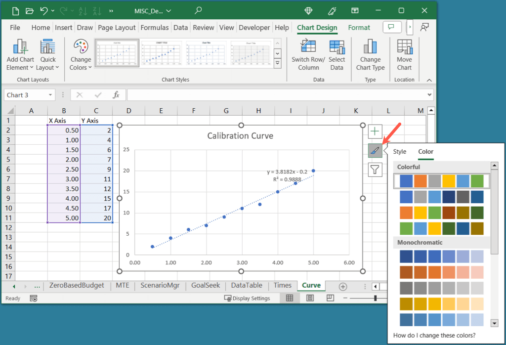 cách tạo-hiệu chuẩn-graphcurve-in-microsoft-excel-15-nén - Bộ phận trợ giúp Geek Cách tạo đồ thị/đường cong hiệu chỉnh trong Microsoft Excel hình 16
