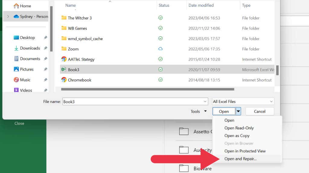 tại sao-microsoft-excel-keeps-crashing-on-your-computer-and-14-fixes-to-try-6-nén - Help Desk Geek Tại sao Microsoft Excel liên tục gặp sự cố trên máy tính của bạn (và 14 cách khắc phục bạn nên thử) hình 6