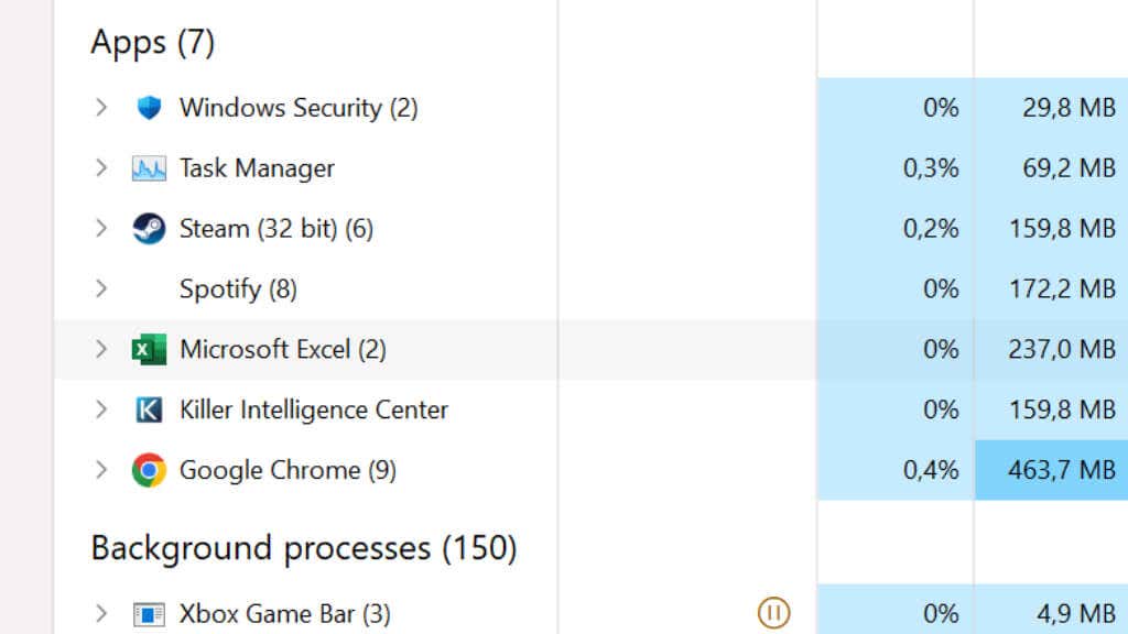 tại sao-microsoft-excel-keeps-crashing-on-your-computer-and-14-fixes-to-try-10-nén - Help Desk Geek Tại sao Microsoft Excel liên tục gặp sự cố trên máy tính của bạn (và 14 cách khắc phục bạn nên thử) hình 10