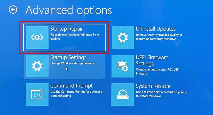 cách sửa lỗi-code-0xc0000185-in-windows-5-nén - Bộ phận trợ giúp Geek Chọn Sửa chữa khởi động