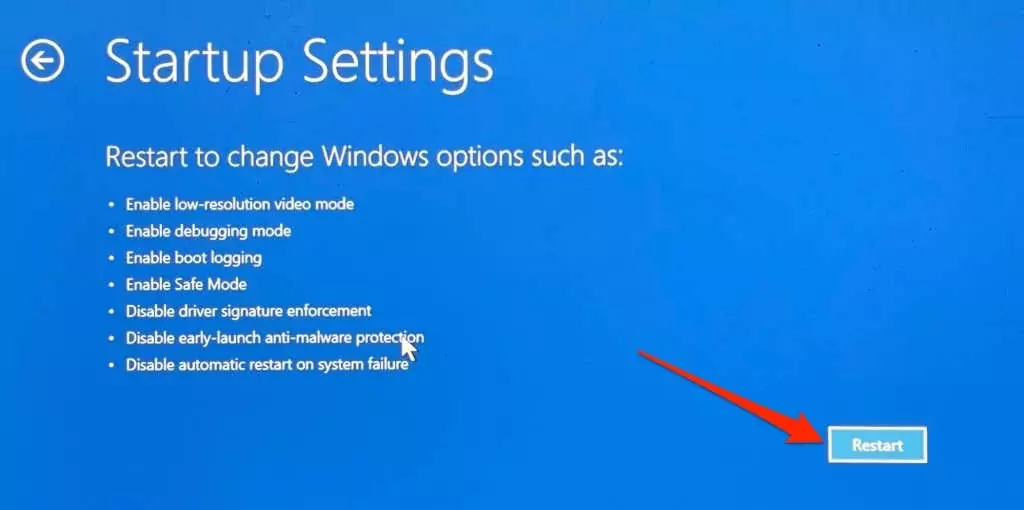 cách sửa lỗi-code-0xc0000185-in-windows-8-nén - Help Desk Geek Nhấp vào Khởi động lại trên màn hình cài đặt Khởi động