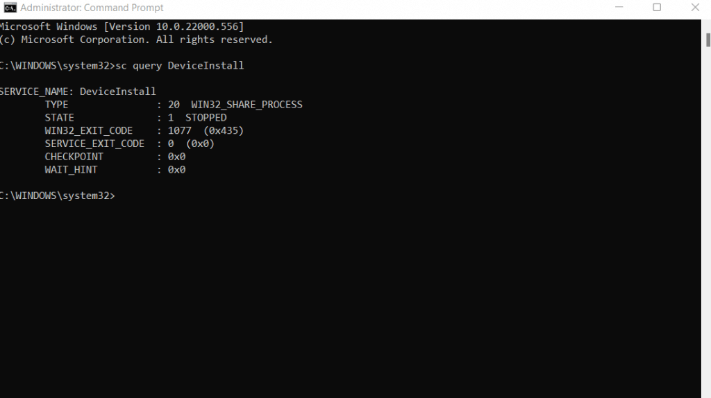 5-CMD-Service-Status - Bộ phận trợ giúp Geek Cách liệt kê tất cả các dịch vụ của Windows bằng PowerShell hoặc dòng lệnh hình 6