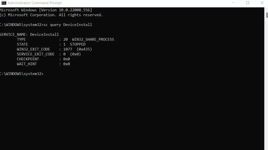 5-CMD-Service-Status - Bộ phận trợ giúp Geek Cách liệt kê tất cả các dịch vụ của Windows bằng PowerShell hoặc dòng lệnh hình 6