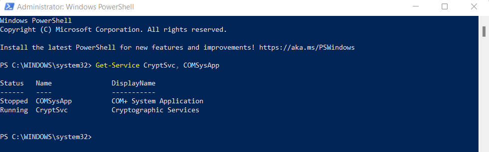 9-Dịch vụ cụ thể - Help Desk Geek Cách liệt kê tất cả các dịch vụ của Windows bằng PowerShell hoặc dòng lệnh hình 10