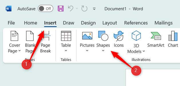 cách chèn-mũi tên-trong-word-document-1-nén - Help Desk Geek Cách chèn mũi tên vào tài liệu Microsoft Word hình 2