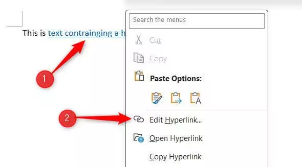 cách đổi tên-a-hyperlink-in-microsoft-word-documents-1-nén - Help Desk Geek nhấp chuột phải vào liên kết và chọn Chỉnh sửa siêu liên kết