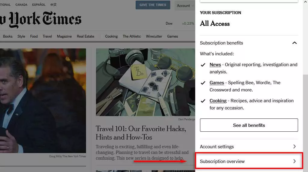 cách hủy-your-new-york-time-subscription-4-nén - Mẹo công nghệ trực tuyến Đăng nhập vào hình ảnh tài khoản New York Times của bạn