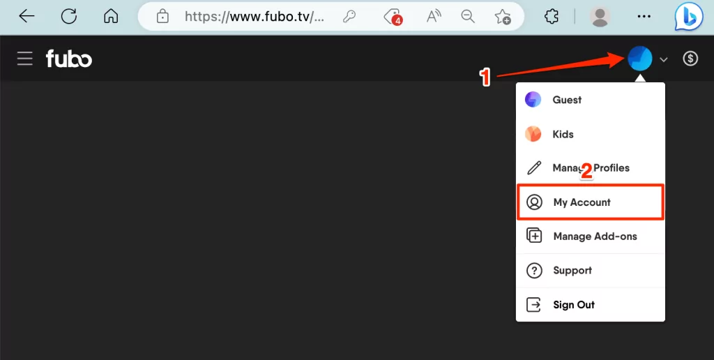 cách hủy-fubotv-đăng ký-hoặc-miễn phí-dùng thử-4-nén - Mẹo công nghệ trực tuyến Cách hủy hoặc tạm dừng đăng ký fuboTV của bạn image 3