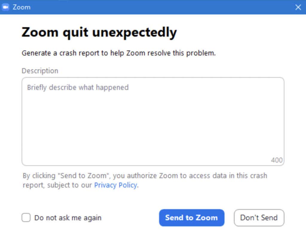cách khắc phục-zoom-crashing-or-freezing-1-nén - Mẹo công nghệ trực tuyến Kiểm tra hình ảnh kết nối Internet của bạn