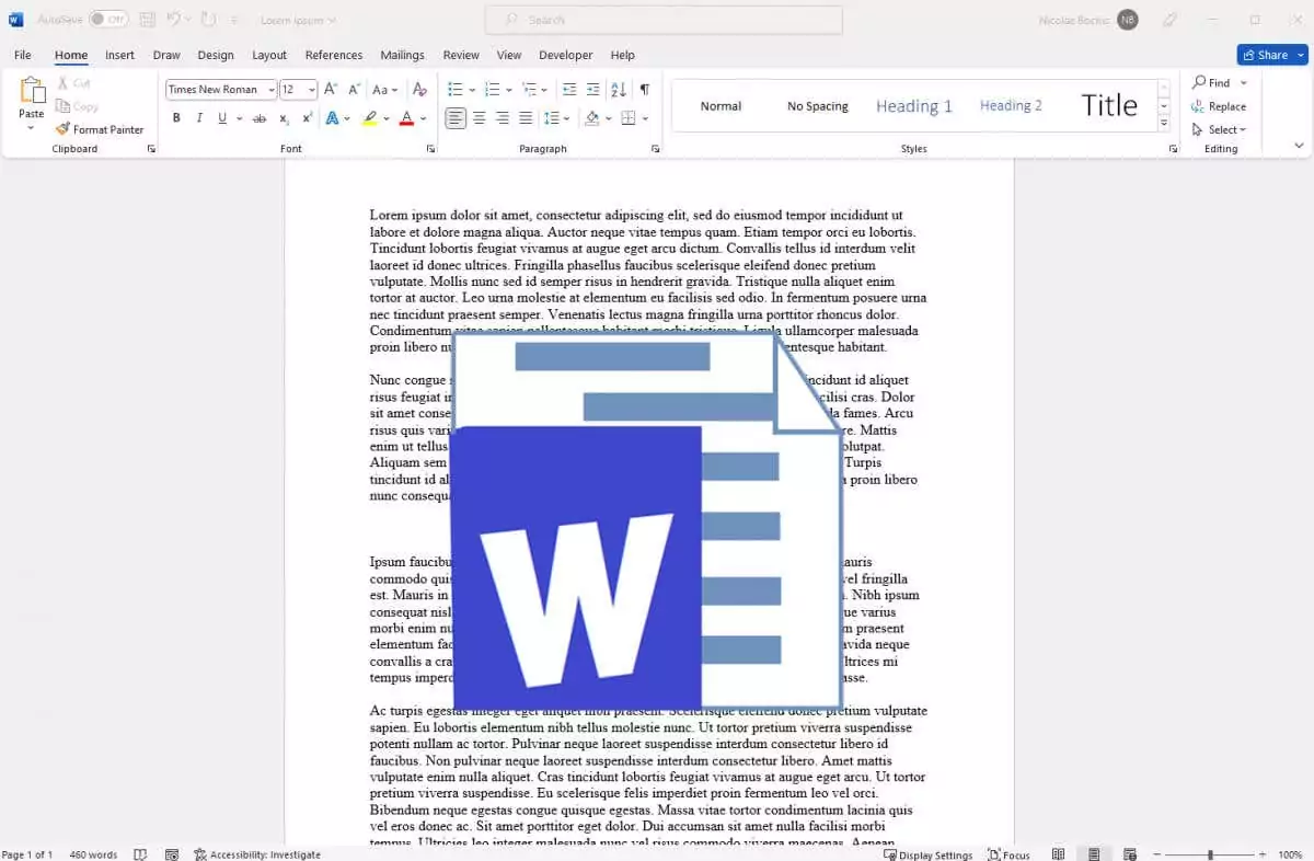 cách khóa một hình ảnh trong Microsoft-Word-1 được nén - Help Desk Geek Cách khóa hình ảnh trong Microsoft Word image 1
