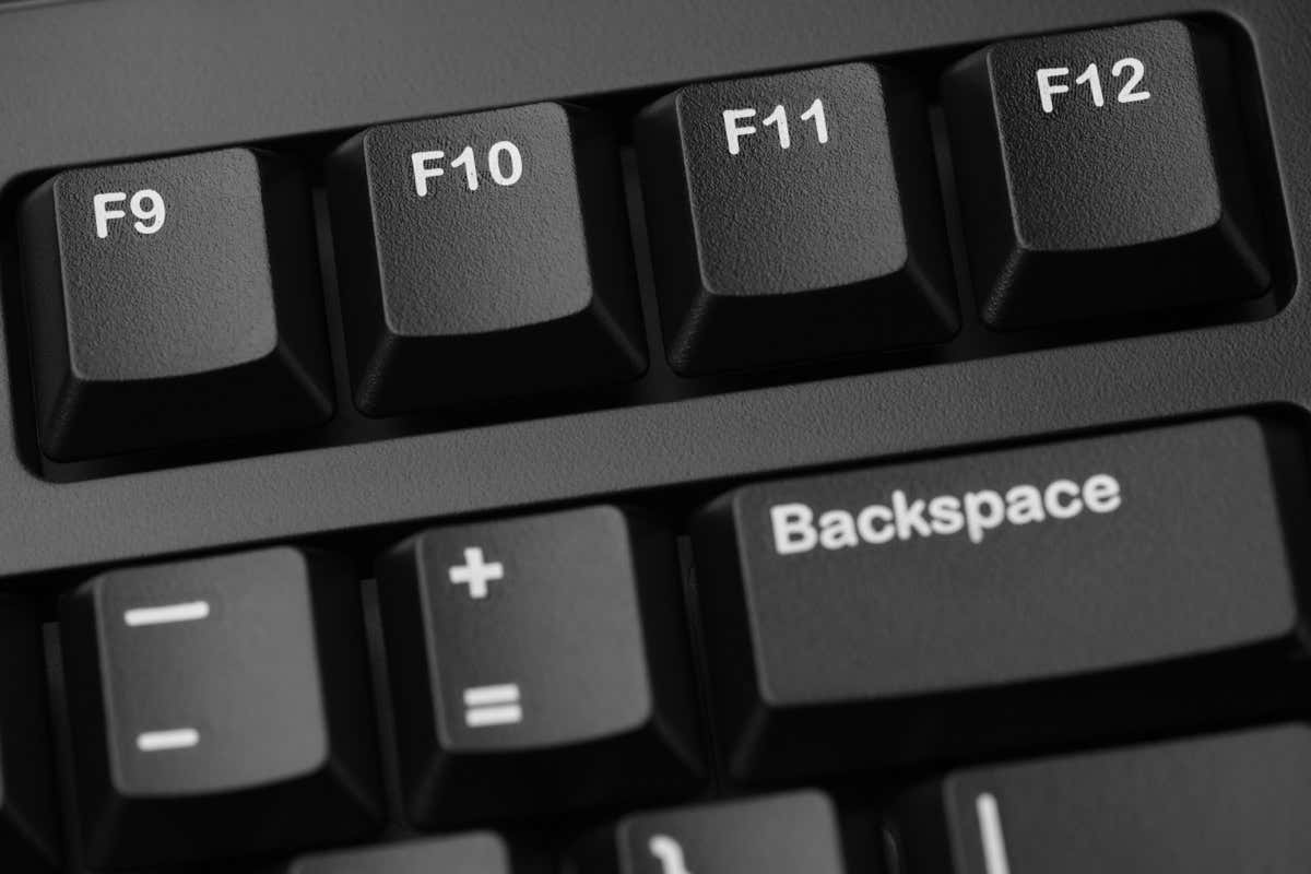 Các phím chức năng của bàn phím máy tính màu đen - Help Desk Geek Cách khóa và mở khóa phím chức năng (Fn) trong Windows hình 1