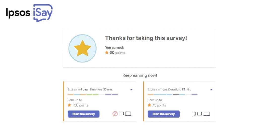 1-ipsos-khảo sát - Mẹo công nghệ trực tuyến Tham gia khảo sát: Hình ảnh Phần thưởng nhỏ tốn ít công sức