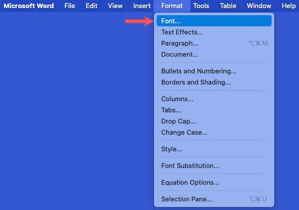 cách tạo chu kỳ-lớn hơn trong microsoft-word-5-nén - Bộ phận trợ giúp Geek lệnh chọn font chữ trong word cho mac