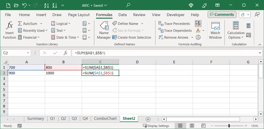 cách sao chép và dán công thức trong microsoft-excel-1 được nén - Help Desk Geek Cách Sao chép và Dán Công thức trong Microsoft Excel hình 2