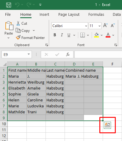 cách sử dụng công cụ phân tích nhanh trong Microsoft-Excel-2 được nén - Help Desk Geek Cách sử dụng Công cụ phân tích nhanh trong Microsoft Excel hình 2