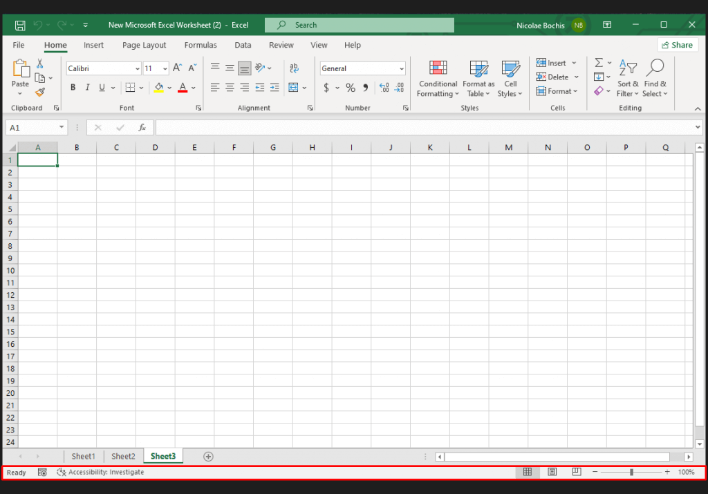 cách sử dụng và tùy chỉnh thanh trạng thái trong Microsoft-Excel-2-nén - Help Desk Geek Cách sử dụng và tùy chỉnh thanh trạng thái trong Microsoft Excel hình 2