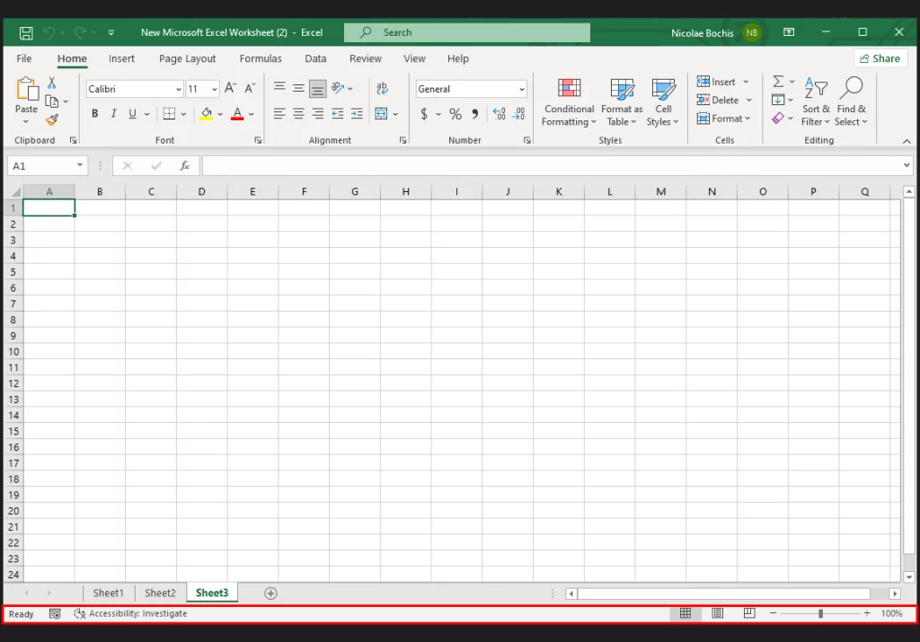 cách sử dụng và tùy chỉnh thanh trạng thái trong Microsoft-Excel-2-nén - Help Desk Geek Cách sử dụng và tùy chỉnh thanh trạng thái trong Microsoft Excel hình 2