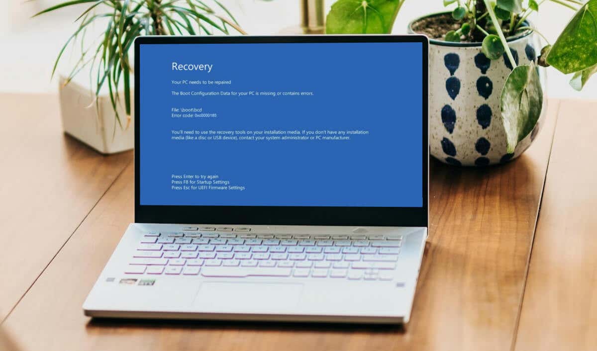 cách sửa lỗi-code-0xc0000185-in-windows-1-nén - Help Desk Geek Laptop Windows bị màn hình xanh Recovery