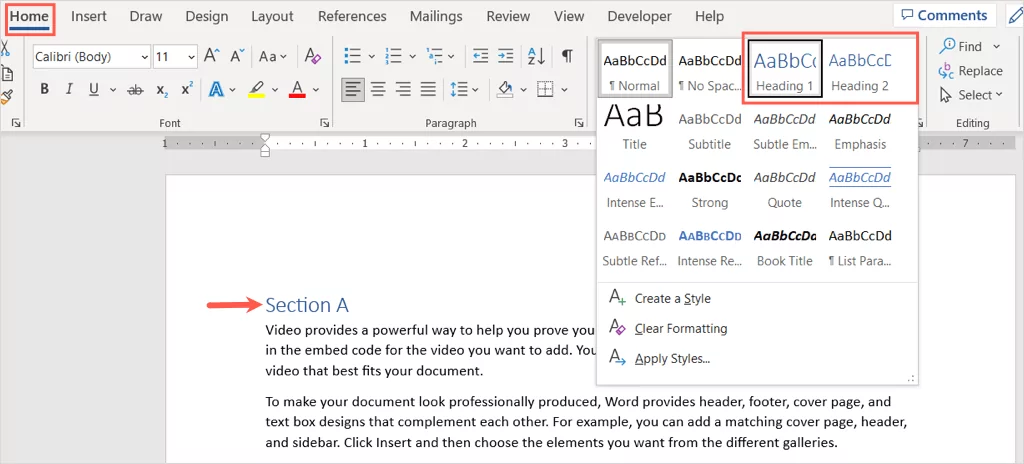 cách thêm một tiêu đề vào một Microsoft Word-tài liệu-1 được nén - Help Desk Geek Cách thêm tiêu đề vào tài liệu Microsoft Word image 2