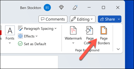 cách thêm-trang trí-biên giới vào microsoft-word-documents-2-nén - Bộ phận trợ giúp Geek Cách thêm viền trang trí vào tài liệu Microsoft Word hình 2