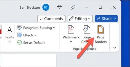 cách thêm-trang trí-biên giới vào microsoft-word-documents-2-nén - Bộ phận trợ giúp Geek Cách thêm viền trang trí vào tài liệu Microsoft Word hình 2