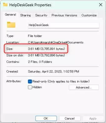 cách xem hoặc hiển thị kích thước thư mục trong windows-3 được nén - Help Desk Geek Cách xem hoặc hiển thị kích thước thư mục trong Windows image 4