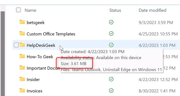cách xem hoặc hiển thị kích thước thư mục trong windows-1 được nén - Help Desk Geek Cách xem hoặc hiển thị kích thước thư mục trong Windows image 2