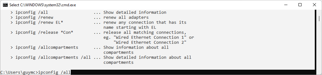 9-ctrla2nd-time-select-all - Bộ phận trợ giúp Geek 36 Phím Tắt Nhắc Lệnh Windows Tốt Nhất Hình 9