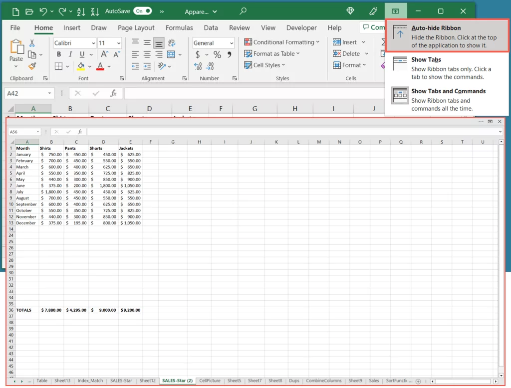 cách dừng-microsoft-excel-thanh công cụ-từ-biến-7-nén - Help Desk Geek Cách ngăn thanh công cụ Microsoft Excel biến mất hình 7