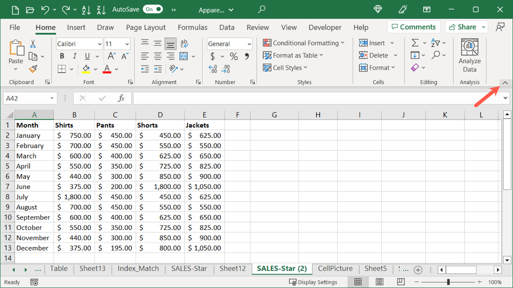 cách dừng-microsoft-excel-thanh công cụ-từ-biến-6-nén - Help Desk Geek Cách ngăn thanh công cụ Microsoft Excel biến mất hình 6