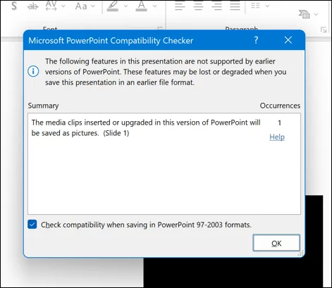 cách khắc phục không thể phát-media-lỗi-trong-powerpoint-7-nén - Help Desk Geek Cách khắc phục lỗi “Cannot Play Media” trong PowerPoint ảnh 7