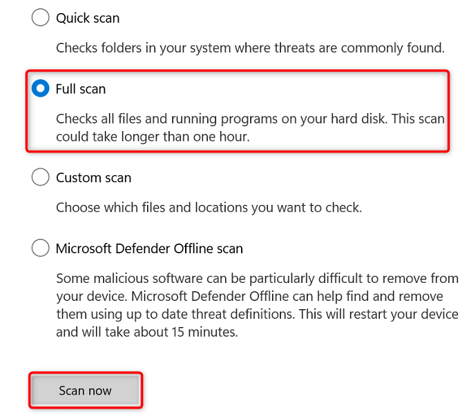 11-run-full-virus-scan-on-windows-11 - Help Desk Geek Cách khắc phục Windows 11 File Explorer Chậm hoặc không phản hồi hình 11