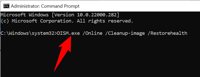 13-windows-dism-command - Bộ phận trợ giúp Geek Cách khắc phục Windows 11 File Explorer Chậm hoặc không phản hồi hình 13