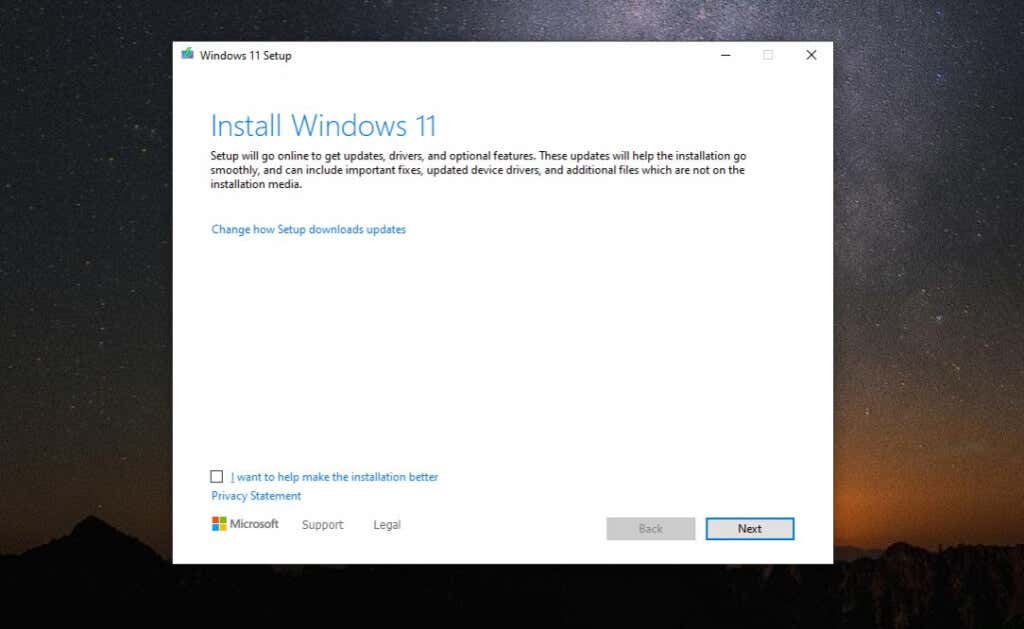 12-install-win-11 - Help Desk Geek Sửa lỗi Windows 11 báo “Bộ xử lý của bạn không được hỗ trợ” hình 14