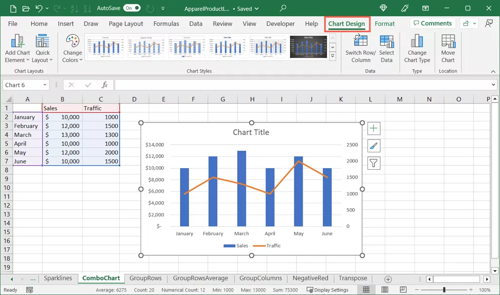 cách tạo-a-combo-chart-in-microsoft-excel-9-nén - Help Desk Geek Cách tạo biểu đồ kết hợp trong Microsoft Excel hình 10