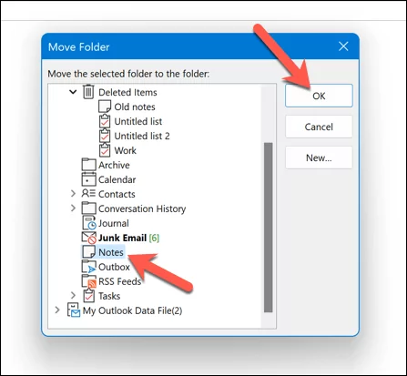 microsoft-outlook-notes-missing-6-fixes-to-try-8-nén - Bộ phận trợ giúp Ghi chú của Microsoft Outlook bị thiếu? 6 Cách khắc phục Hãy thử hình 8