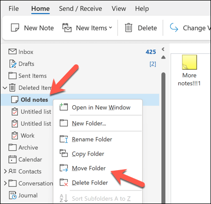 microsoft-outlook-notes-missing-6-fixes-to-try-7-nén - Bộ phận trợ giúp Geek Ghi chú của Microsoft Outlook bị thiếu? 6 Cách khắc phục Hãy thử hình ảnh 7