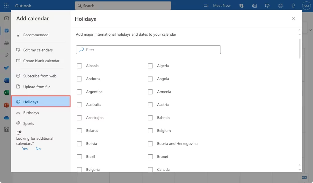 cách thêm ngày nghỉ vào triển vọng của bạn lịch-8-nén - Help Desk Geek Cách thêm ngày lễ vào lịch Outlook của bạn hình 8