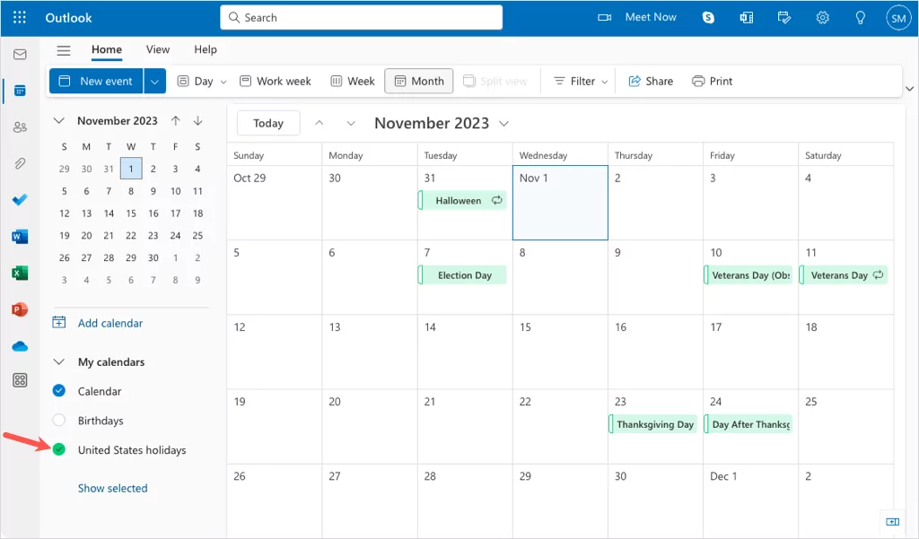 cách thêm ngày nghỉ vào triển vọng của bạn lịch-9-nén - Help Desk Geek Cách thêm ngày lễ vào lịch Outlook của bạn hình 9
