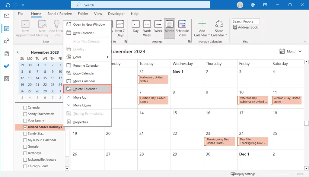 cách thêm ngày nghỉ vào triển vọng của bạn lịch-6-nén - Help Desk Geek Cách thêm ngày lễ vào lịch Outlook của bạn hình 6