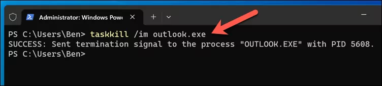 cách khởi động lại-microsoft-outlook-windows-and-mac-6-nén - Bộ phận trợ giúp Geek Cách khởi động lại Microsoft Outlook (Windows và Mac) hình 6