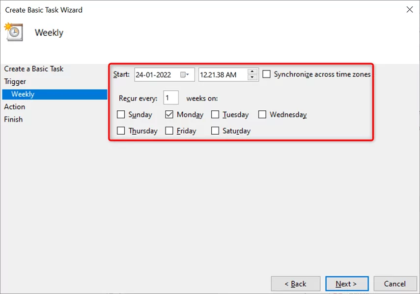 image-251 - Help Desk Geek Cách lên lịch chạy một tập tin hàng loạt trong Windows 11/10 bằng cách sử dụng Trình lập lịch tác vụ hình 6
