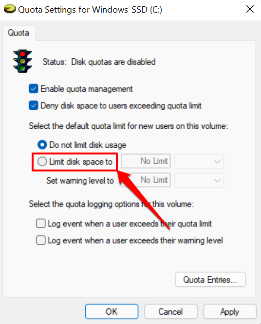 image-43 - Help Desk Geek Cách đặt hạn ngạch đĩa cho người dùng trong Windows 11 hình 7
