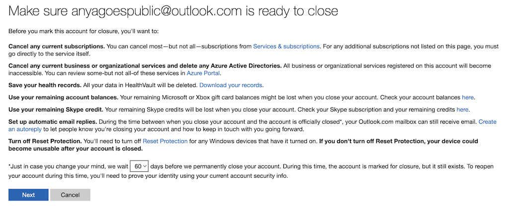 cách đóng hoặc xóa-your-outlook-tài khoản-5-nén - Help Desk Geek Cách đóng hoặc xóa tài khoản Outlook của bạn hình 5