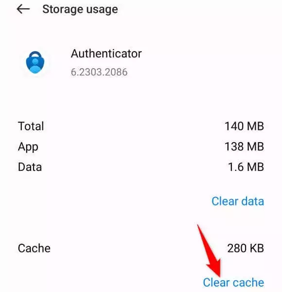microsoft-authenticator-app-not-working-6-fixes-for-iphone-and-android-5-nén - Mẹo kỹ thuật trực tuyến Xóa hình ảnh bộ đệm ứng dụng của Microsoft Authenticator