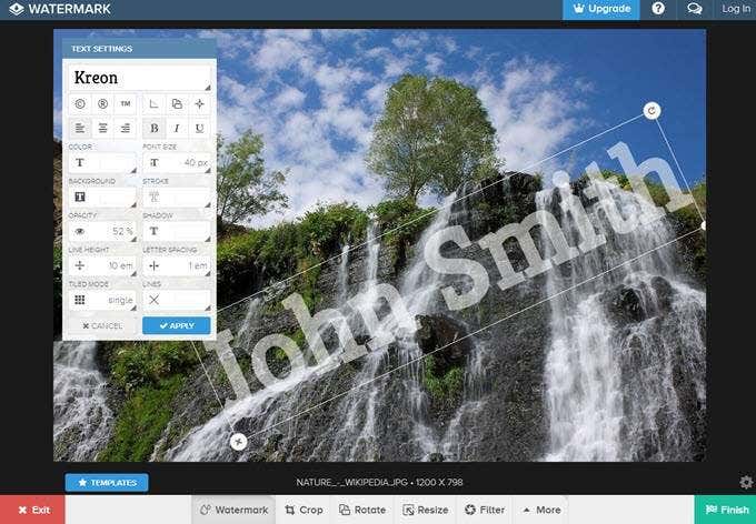 hình mờ-ws - Mẹo công nghệ trực tuyến Hình ảnh Watermark.ws (Trực tuyến)