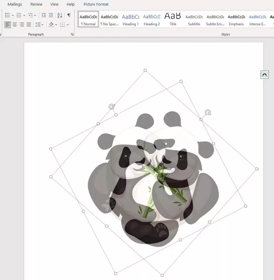 cách xoay một hình ảnh trong Microsoft Word-3 được nén - Help Desk Geek Cách xoay ảnh trong Microsoft Word image 3